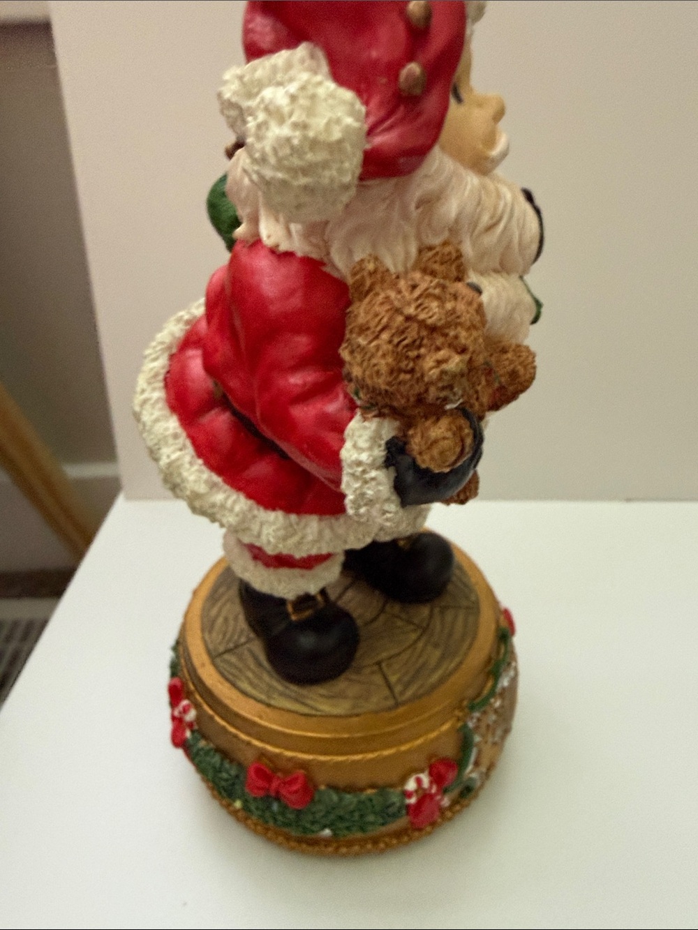 San Francisco Music Box Co.Jolly Old St Nick Santa Wind Up Music Box - Picture 4 of 9
